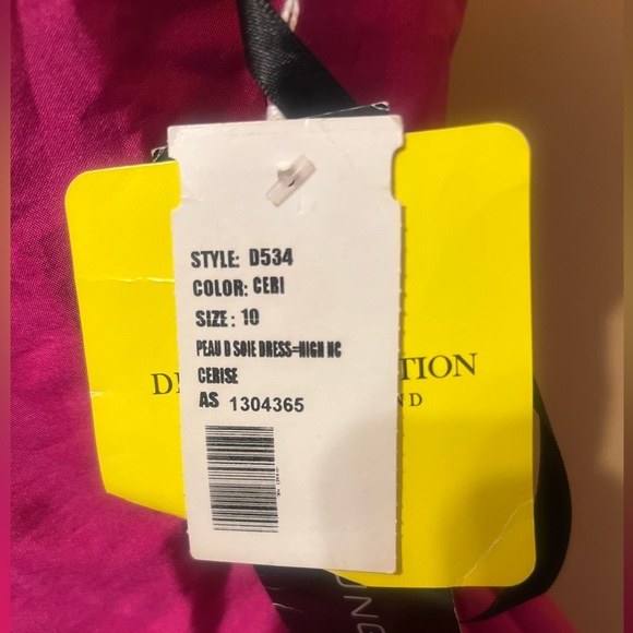 ALFRED SUNG Fuchsia Midi Dress - Picture 6 of 13